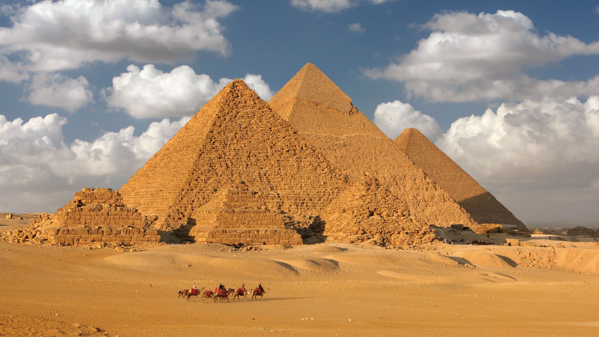 Pyramid at golden hour